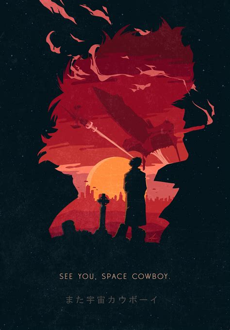 See You Space Cowboy 3000x4300 Oc Rcowboybebop