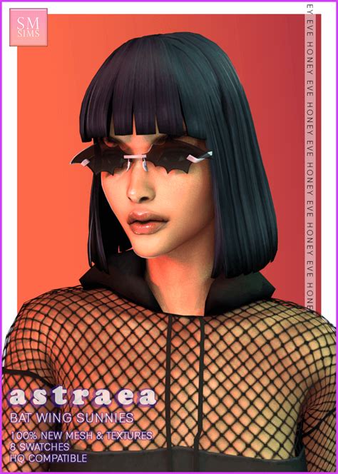 The Sims 4 Astraea Bat Wing Sunnies Best Sims Mods