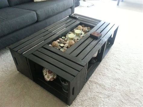 Looking to diy a coffee table? DIY Wood Crate Coffee Table Free Plans Picture Instructions