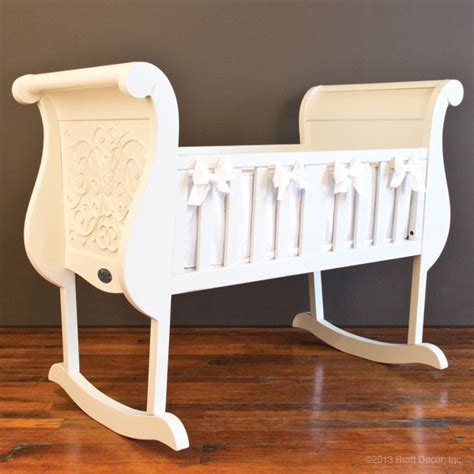 Bratt decor meubels te koop bij posh baby in amstelveen. hand-carved wood wooden bassinet cradles | Bratt decor ...