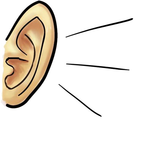 Listen Clipart Png Listening Ear Clipart Transparent Png Full Size