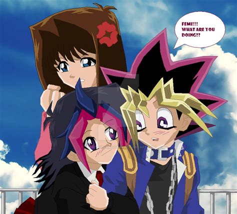 Femi Anzu And Yugi What Are You Doing Femi By Usagisailormoon20 On Deviantart