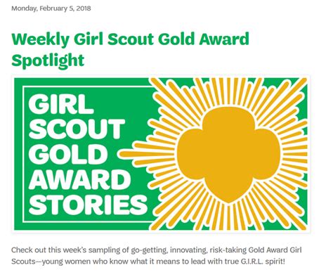 Gold Award Girl Scout Spotlight Shelby Gsccc Blog