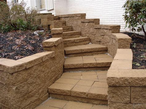 Curved Paver Steps Superior Yardscapes Indiana Pa