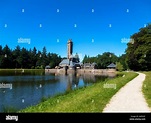 hubertus castle from berlage at park hoge veluwe Stock Photo - Alamy