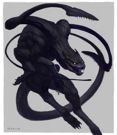 Artstation Displacer Beast John Tedrick Dark Creatures Alien