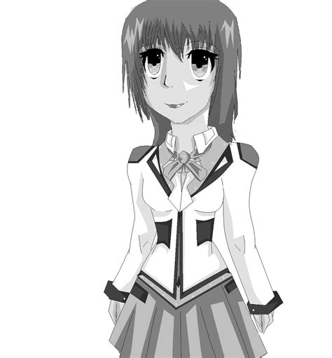 Ms Paint Anime School Girl By Erinrocks122 On Deviantart