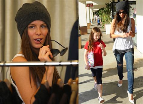 Photos Of Kate Beckinsale Out In La With Her Daughter Popsugar Celebrity