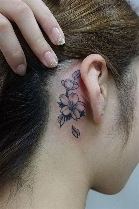 Get Inspired With 20 Creative Behind The Ear Tattoo Ideas Ear Tattoo