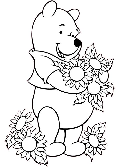 Aesthetic Simple Printable Easy Disney Coloring Pages Askworksheet