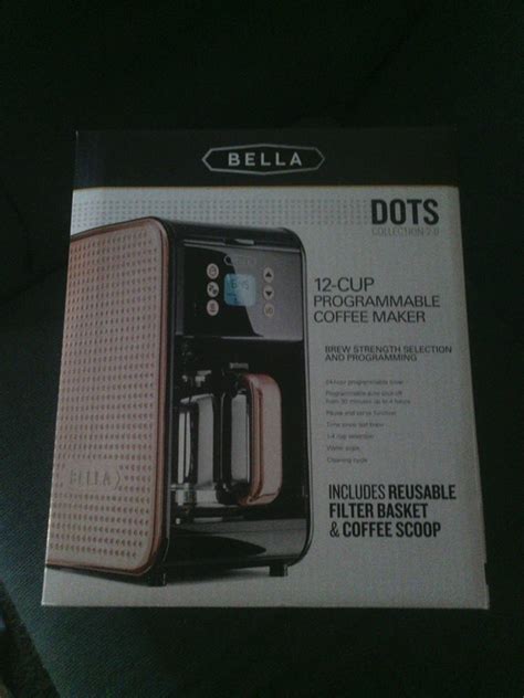 Coffee maker bella 13755 instruction manual. BELLA Dots Collection 2.0 12-Cup Programmable Coffee Maker ...