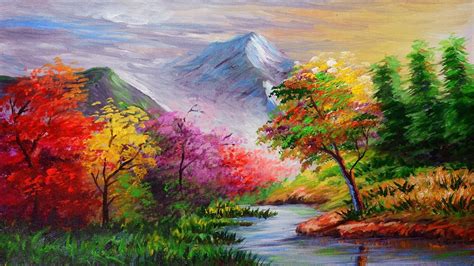 30 Luxurious Acrylic Painting Landscape Home Decoration And