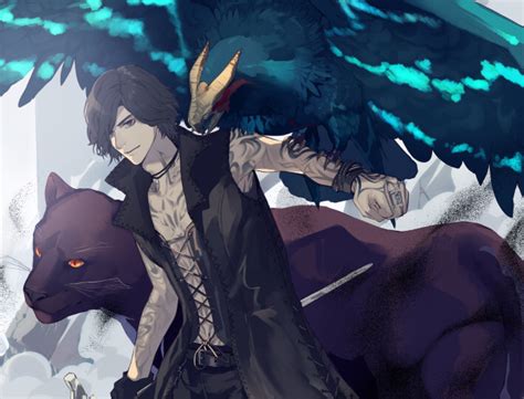 Wallpaper V Character Shadow Griffon Anime Style Devil