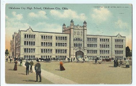 Oklahoma City Ok High School 1908 Oklahoma City Oklahoma