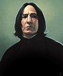 My painting of the amazing Alan Rickman as Severus Snape (Digital) : r ...