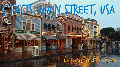 5 Things You May Not Know About Main Street Usa At Disneyland Youtube