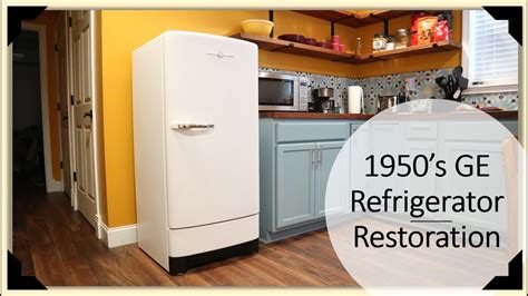 Tnt S Vintage Ge Refrigerator Fridge Restoration