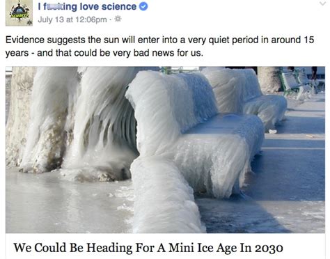 Mini Ice Age In 2030