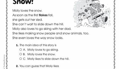 Free Printable Short Stories For 2Nd Graders | Free Printable