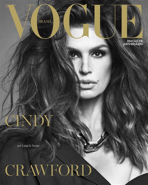 Vogue De Maio Cindy Crawford Prova Que O Tempo Só A Tornou Ainda Mais