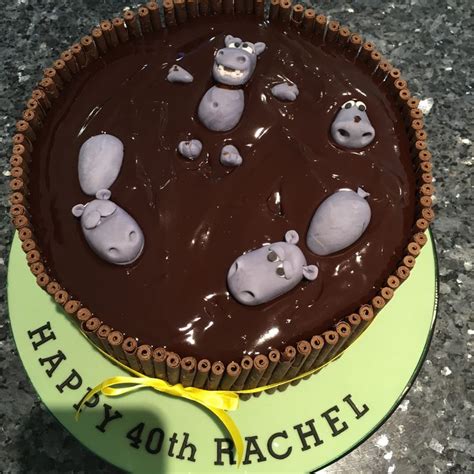 Hippos In Mud Cake Cake Mud Cake Homemade Cakes