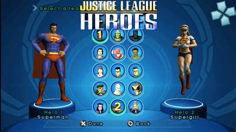 All Character Justice League Heroes Save Data Ppsspp Emulator Android