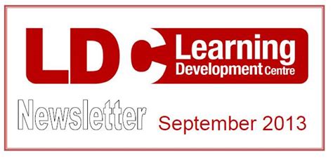 Ldc Newsletter September 2013 Ldc Blog