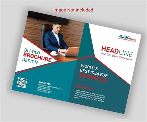 Premium Vector Vector Corporate Bifold Brochure