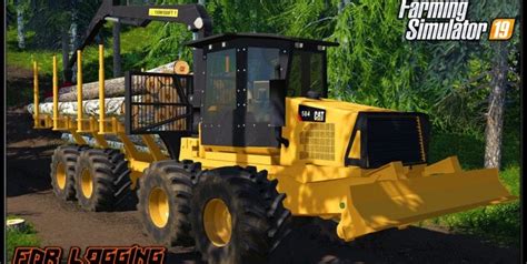 Caterpillar 584 Forwarder V1 0 FS 19 Farming Simulator 2022 19 Mod