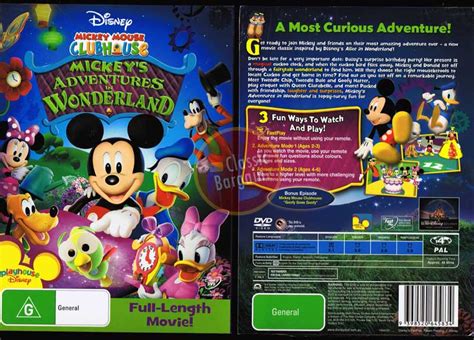 Adventures In Wonderland Mickey Mouse Alice Disney New 9398521651032 Ebay