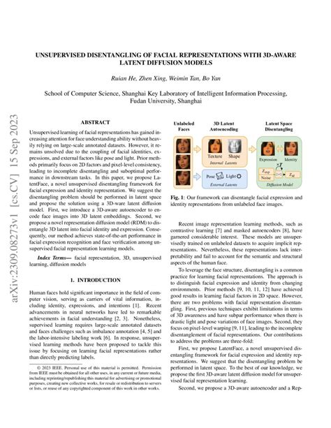 Unsupervised Disentangling Of Facial Representations With D Aware