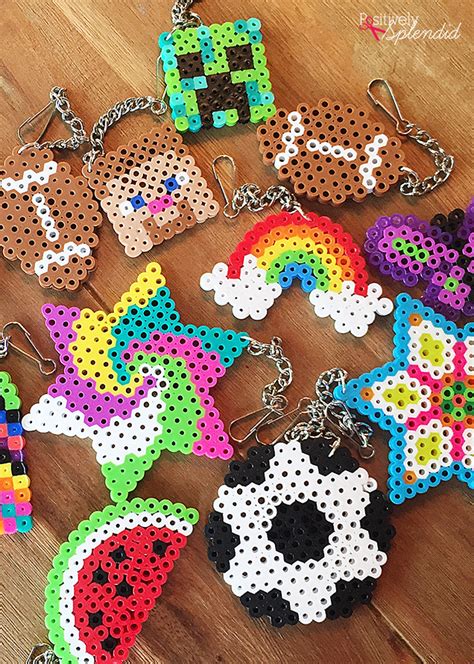 Perler Bead Backpack Tags Michaelsmakers Positively Splendid Crafts