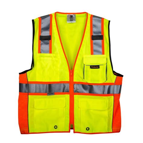 4.4 out of 5 stars 620. TR Industrial Medium 3M Class 2 Safety Vest with Pockets ...