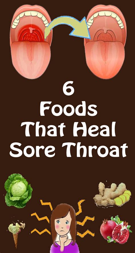 6 Foods That Can Help You Heal Sore Throat Heal Sore Throat Sore