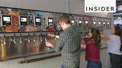 Brooklyn Bar Has Beer Atms Youtube