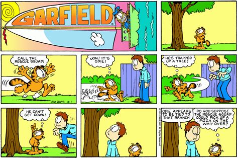Garfield October 1995 Comic Strips Garfield Wiki Fandom