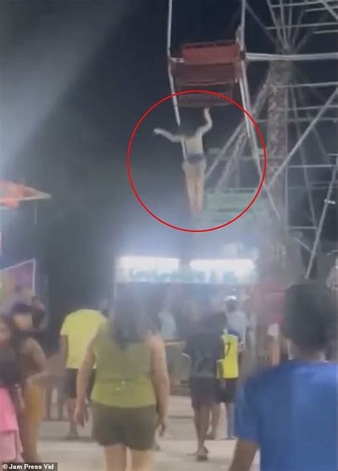 Fairground Horror As Girl 11 Is Left Hanging From Ferris Wheel When