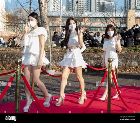 Seoul South Korea 27th Jan 2022 South Korean K Pop Girl Group Red