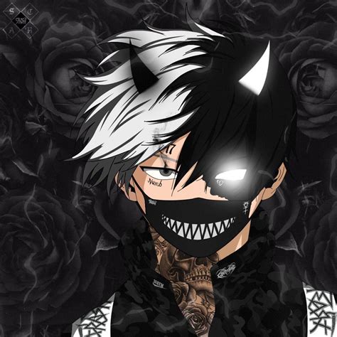 Trash Gang Mask Beast Mask Anime Demon Boy Anime Devil Dark Anime