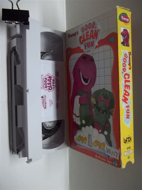 Barney Good Clean Fun Used VHS 2025 1 Closed Captioned Preston S