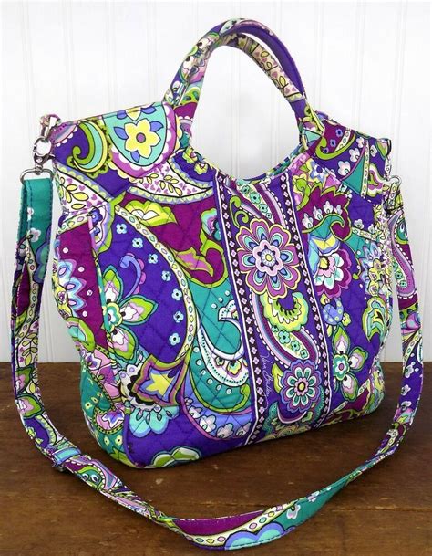 Wallet is extra large with plenty of room for cards. Vera Bradley Heather Two Way Tote Multi-color Paisley ...