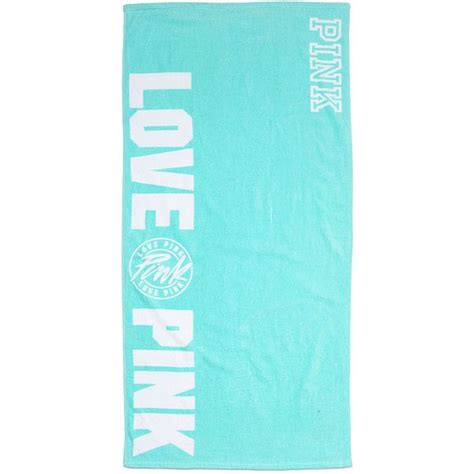 Victorias Secret Pink Beach Towel 25 Liked On Polyvore Featuring