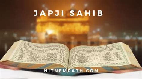 Japji Sahib Meaning In English Japji Sahib In English With Meaning