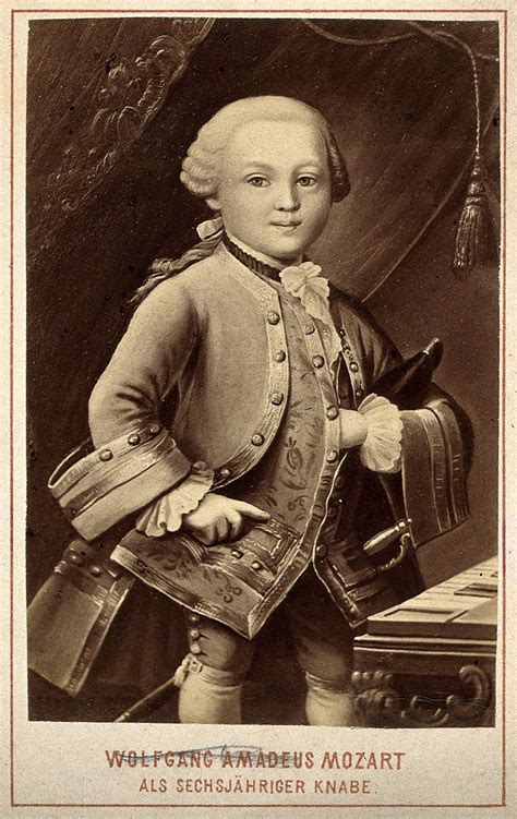 Wolfgang Amadeus Mozart At The Age Of Six Years Photograph By A