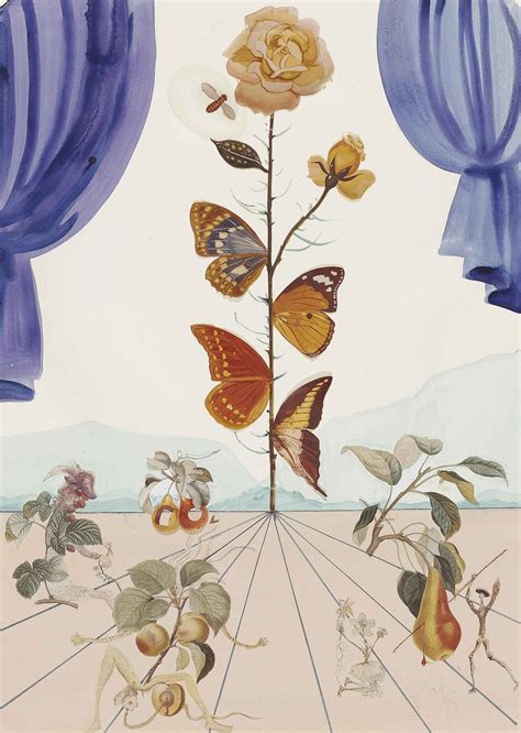 Salvador Dali Fleurs 1948