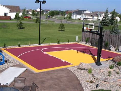 Do It Yourself Backyard Basketball Court Amazing Backyard Ideas