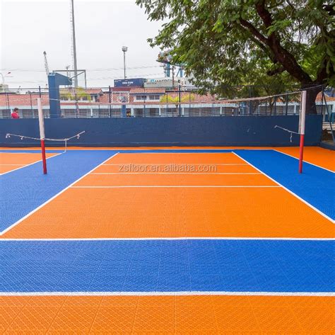 Removable Interlocking Basketball Court Floor Tile Outdoor Sports Floor