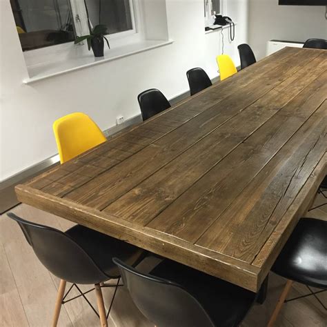 Jules Reclaimed Wood Meeting Boardroom Table By Revive Joinery