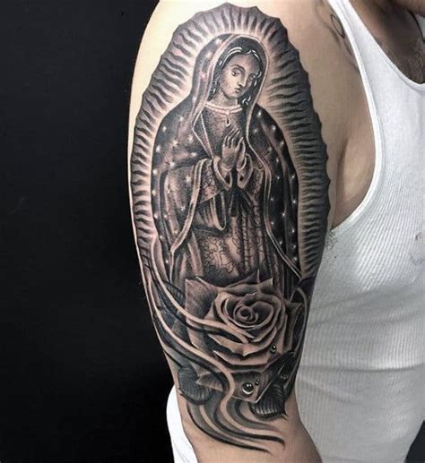 It might also mean some other things if you look into what it means. 100 Virgin Mary Tattoos For Men - Religious Design Ideas