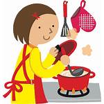 Cooking Clipart Cook Clip Woman Domain Cartoon